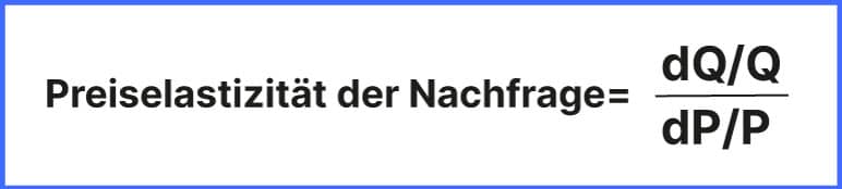 Preiselastizität